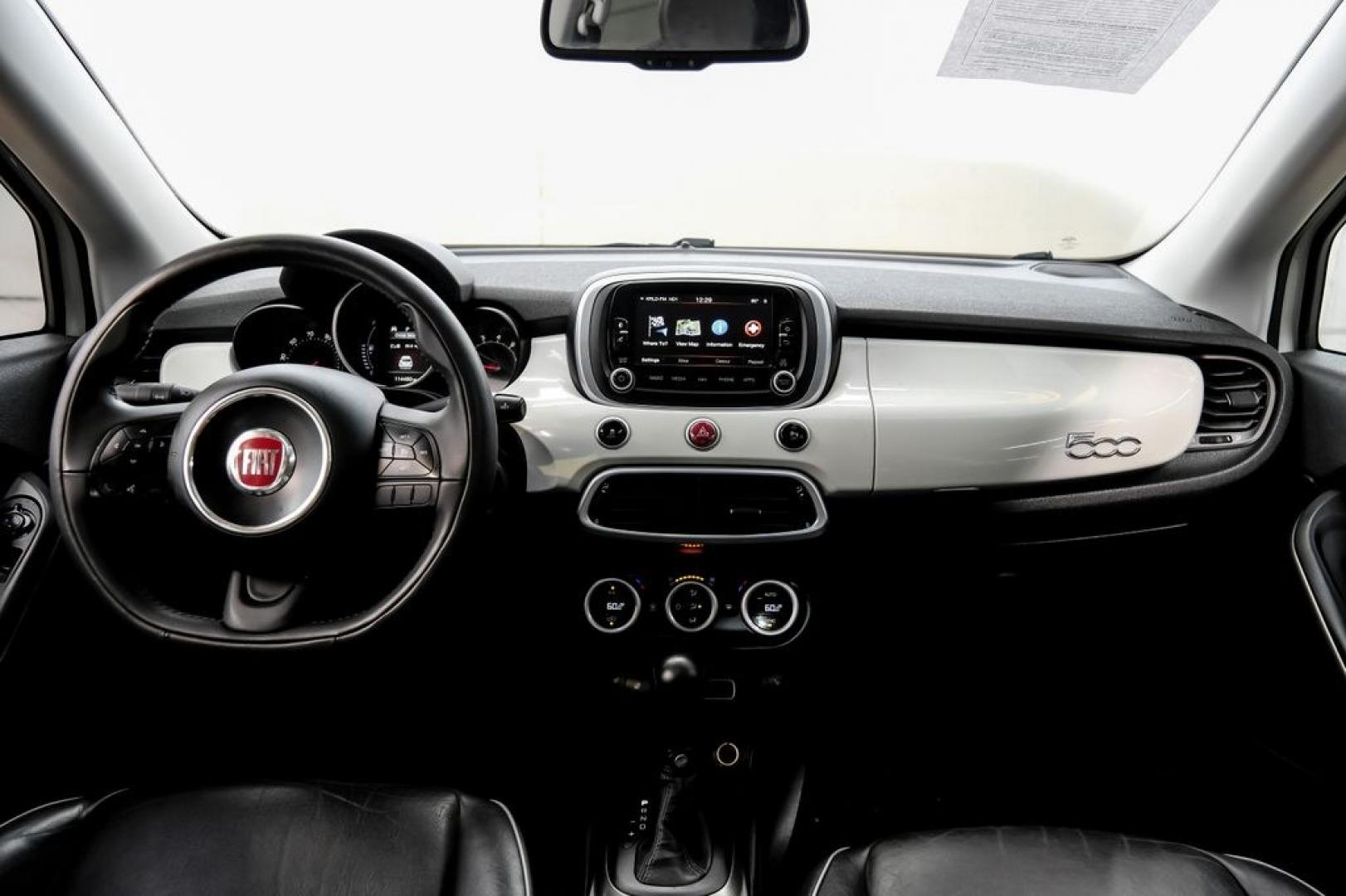 2016 White Clearcoat /Black Fiat 500X Lounge (ZFBCFXDT9GP) with an 2.4L I4 MultiAir engine, Automatic transmission, located at 15300 Midway Rd., Addison, TX, 75001, (972) 702-0011, 32.958321, -96.838074- Photo#15