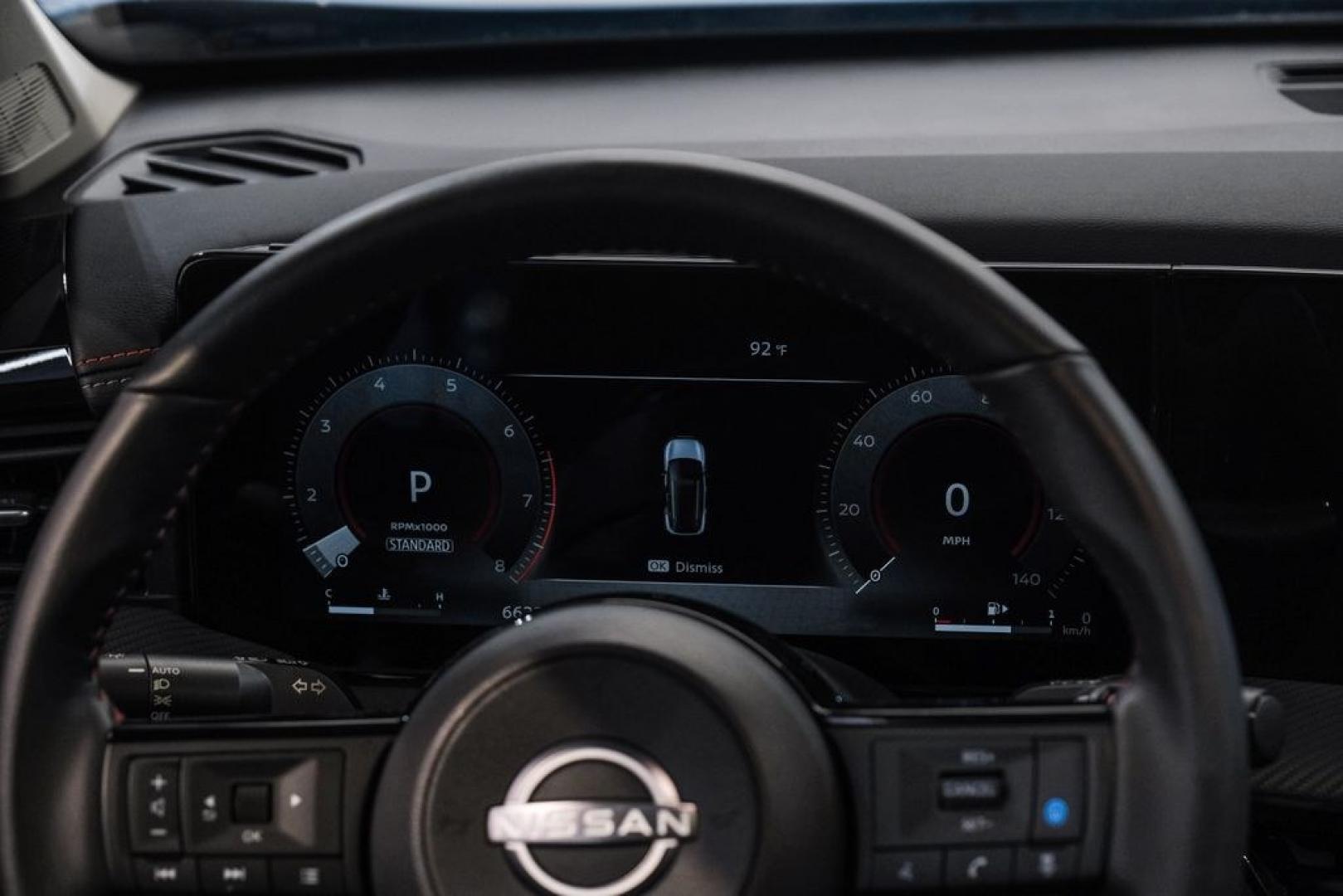 2026 Blue Metallic /Sport Nissan Kicks SR (3N8AP6DD1TL) with an 2.0L DOHC engine, CVT transmission, located at 15300 Midway Rd., Addison, TX, 75001, (972) 702-0011, 32.958321, -96.838074- Photo#23
