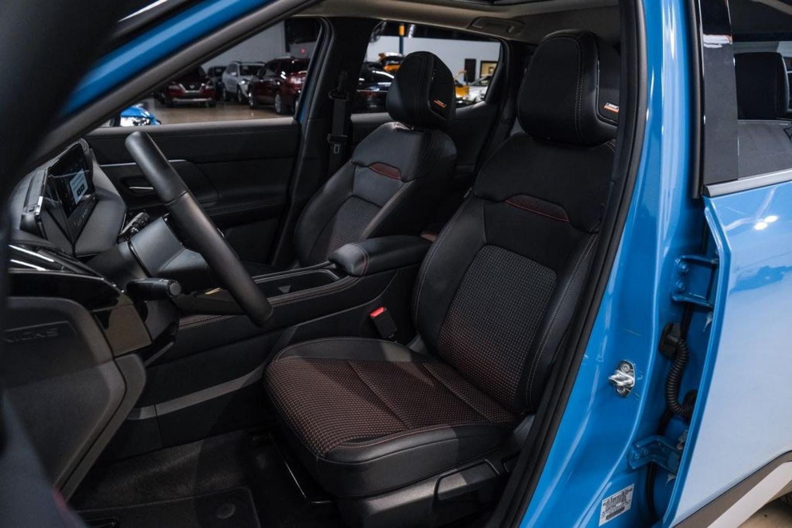 2026 Blue Metallic /Sport Nissan Kicks SR (3N8AP6DD1TL) with an 2.0L DOHC engine, CVT transmission, located at 15300 Midway Rd., Addison, TX, 75001, (972) 702-0011, 32.958321, -96.838074- Photo#31