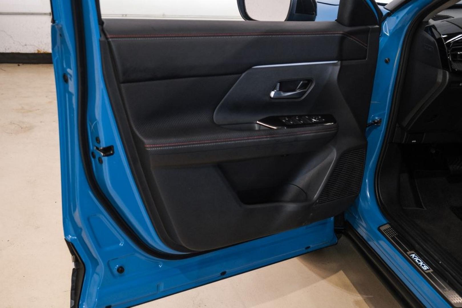 2026 Blue Metallic /Sport Nissan Kicks SR (3N8AP6DD1TL) with an 2.0L DOHC engine, CVT transmission, located at 15300 Midway Rd., Addison, TX, 75001, (972) 702-0011, 32.958321, -96.838074- Photo#41
