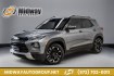 2021 Steel Metallic /Jet Black Chevrolet TrailBlazer LT (KL79MPSL1MB) with an 1.3L Ecotec Turbo DOHC SIDI w/VVT engine, CVT transmission, located at 15300 Midway Rd., Addison, TX, 75001, (972) 702-0011, 32.958321, -96.838074 - Photo#0