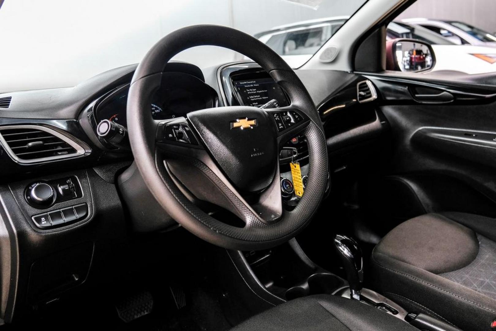 2021 Passion Fruit /Jet Black/Dark Anderson Silver Metallic Chevrolet Spark 1LT (KL8CD6SA8MC) with an 1.4L DOHC engine, CVT transmission, located at 15300 Midway Rd., Addison, TX, 75001, (972) 702-0011, 32.958321, -96.838074- Photo#2