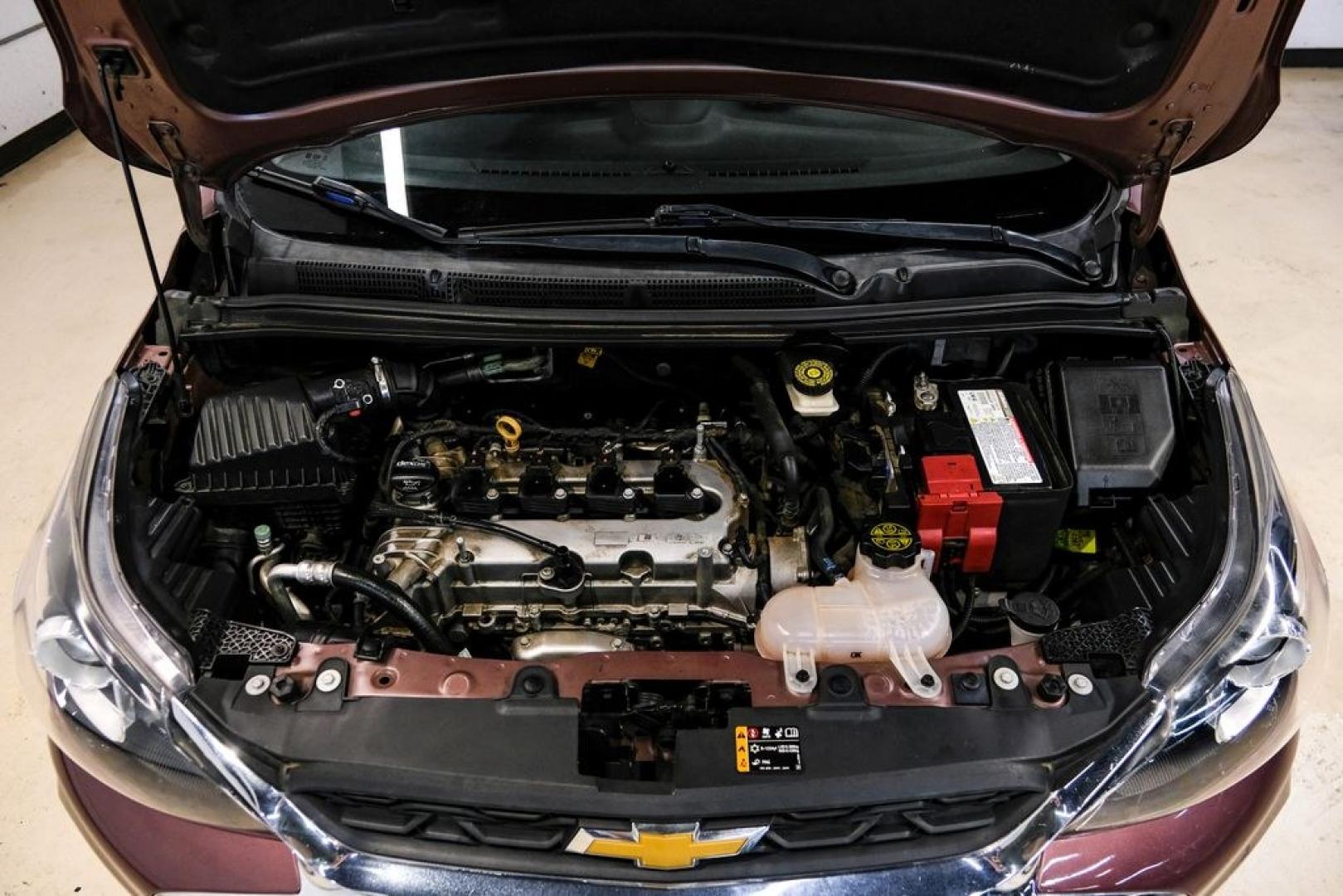 2021 Passion Fruit /Jet Black/Dark Anderson Silver Metallic Chevrolet Spark 1LT (KL8CD6SA8MC) with an 1.4L DOHC engine, CVT transmission, located at 15300 Midway Rd., Addison, TX, 75001, (972) 702-0011, 32.958321, -96.838074- Photo#55