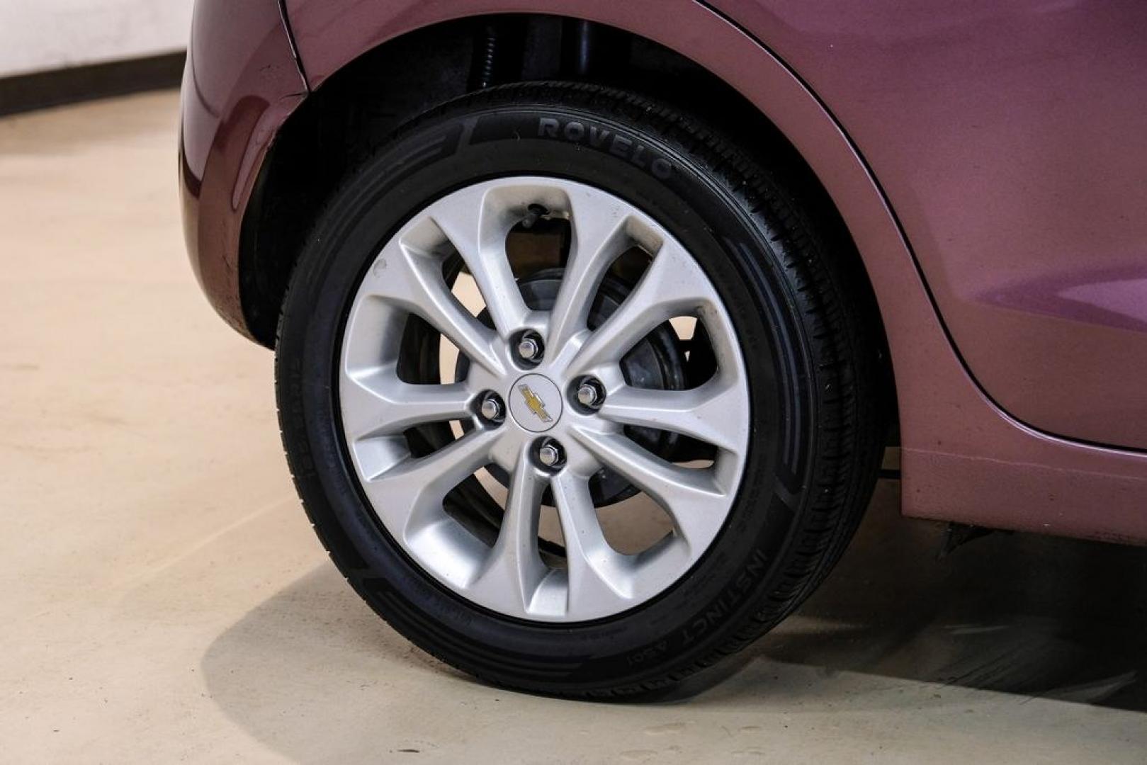 2021 Passion Fruit /Jet Black/Dark Anderson Silver Metallic Chevrolet Spark 1LT (KL8CD6SA8MC) with an 1.4L DOHC engine, CVT transmission, located at 15300 Midway Rd., Addison, TX, 75001, (972) 702-0011, 32.958321, -96.838074- Photo#59