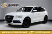 2016 Ibis White /black Audi SQ5 3.0T Premium Plus (WA1CCAFP8GA) with an 3.0L V6 Turbocharged DOHC 24V ULEV II 354hp engine, Automatic transmission, located at 15300 Midway Rd., Addison, TX, 75001, (972) 702-0011, 32.958321, -96.838074- Photo#0