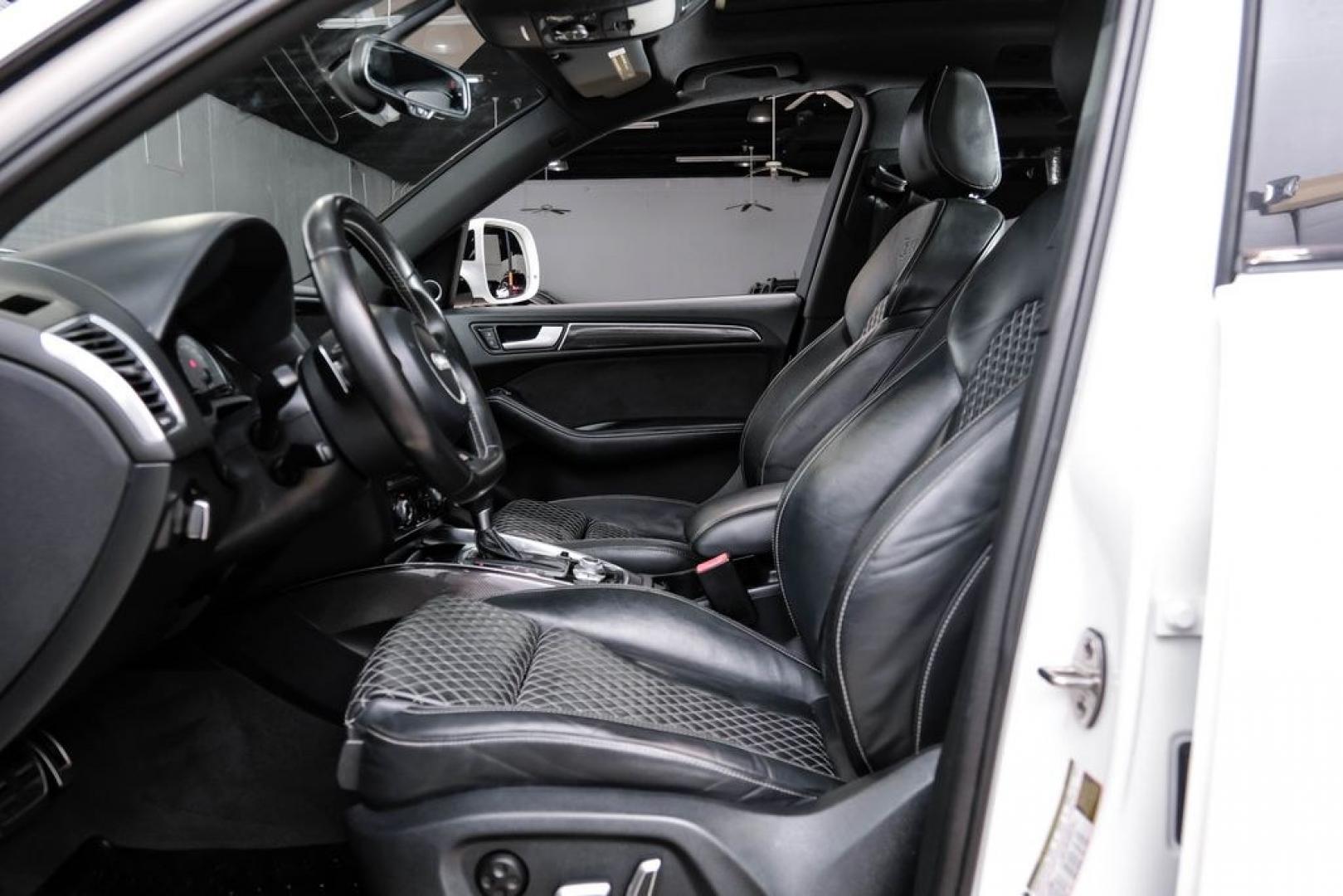 2016 Ibis White /black Audi SQ5 3.0T Premium Plus (WA1CCAFP8GA) with an 3.0L V6 Turbocharged DOHC 24V ULEV II 354hp engine, Automatic transmission, located at 15300 Midway Rd., Addison, TX, 75001, (972) 702-0011, 32.958321, -96.838074- Photo#3