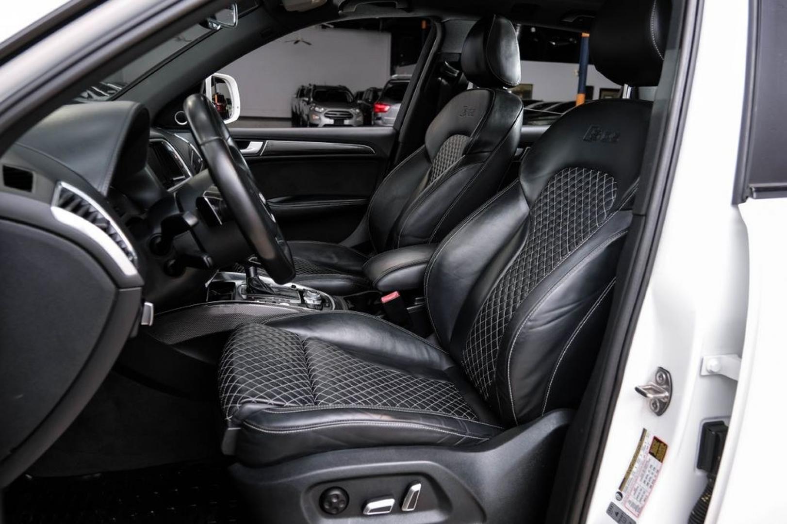 2016 Ibis White /black Audi SQ5 3.0T Premium Plus (WA1CCAFP8GA) with an 3.0L V6 Turbocharged DOHC 24V ULEV II 354hp engine, Automatic transmission, located at 15300 Midway Rd., Addison, TX, 75001, (972) 702-0011, 32.958321, -96.838074- Photo#40