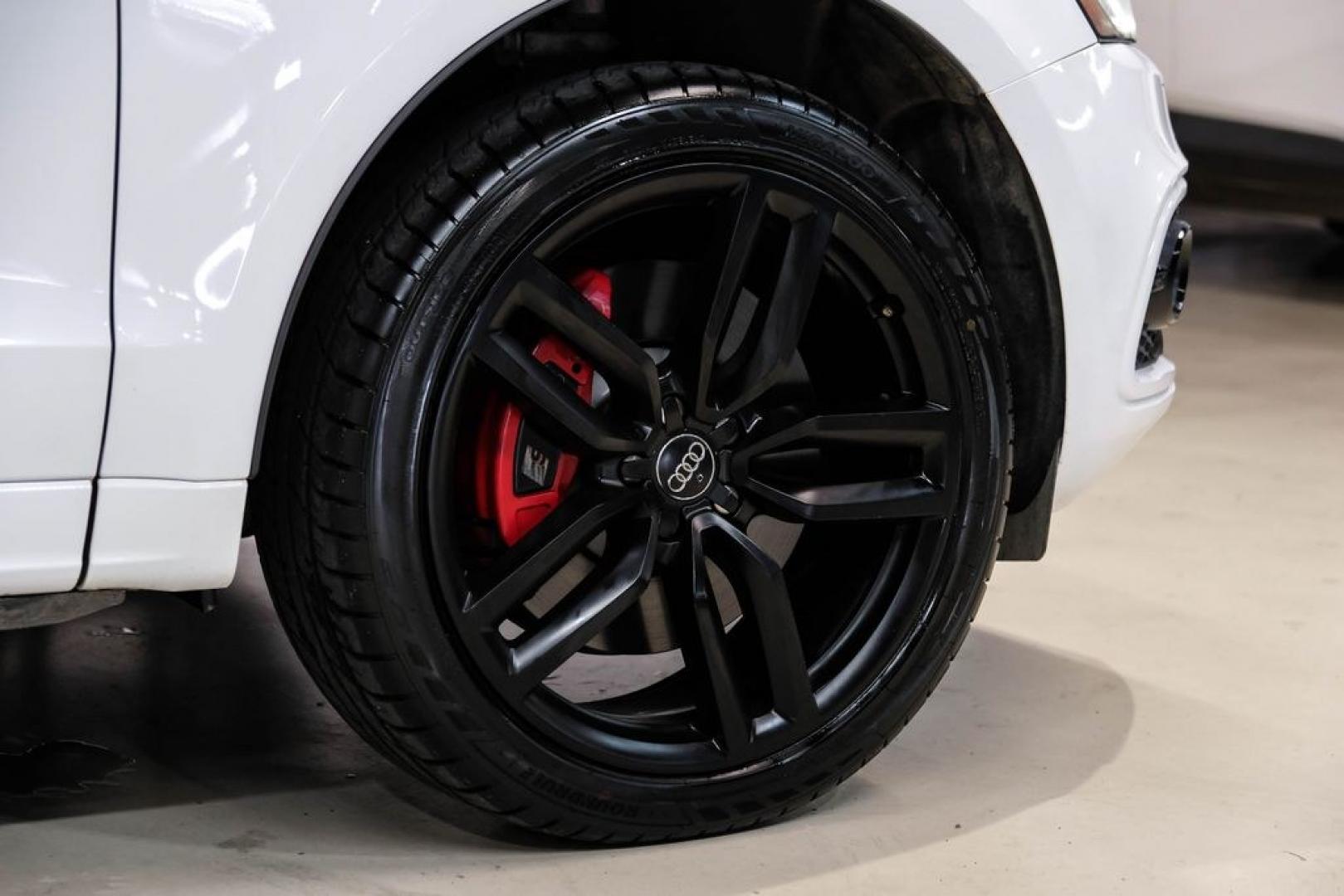 2016 Ibis White /black Audi SQ5 3.0T Premium Plus (WA1CCAFP8GA) with an 3.0L V6 Turbocharged DOHC 24V ULEV II 354hp engine, Automatic transmission, located at 15300 Midway Rd., Addison, TX, 75001, (972) 702-0011, 32.958321, -96.838074- Photo#65