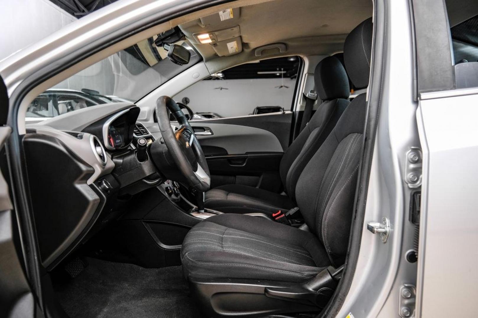 2020 Silver Ice Metallic /Jet Black/Dark Titanium Chevrolet Sonic LT (1G1JD5SB5L4) with an I4 engine, Automatic transmission, located at 15300 Midway Rd., Addison, TX, 75001, (972) 702-0011, 32.958321, -96.838074- Photo#3