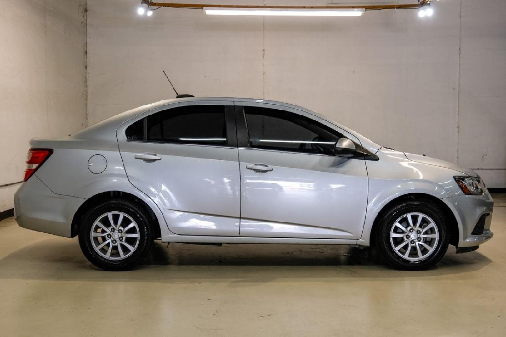 2020 Silver Ice Metallic /Jet Black/Dark Titanium Chevrolet Sonic LT (1G1JD5SB5L4) with an I4 engine, Automatic transmission, located at 15300 Midway Rd., Addison, TX, 75001, (972) 702-0011, 32.958321, -96.838074- Photo#6