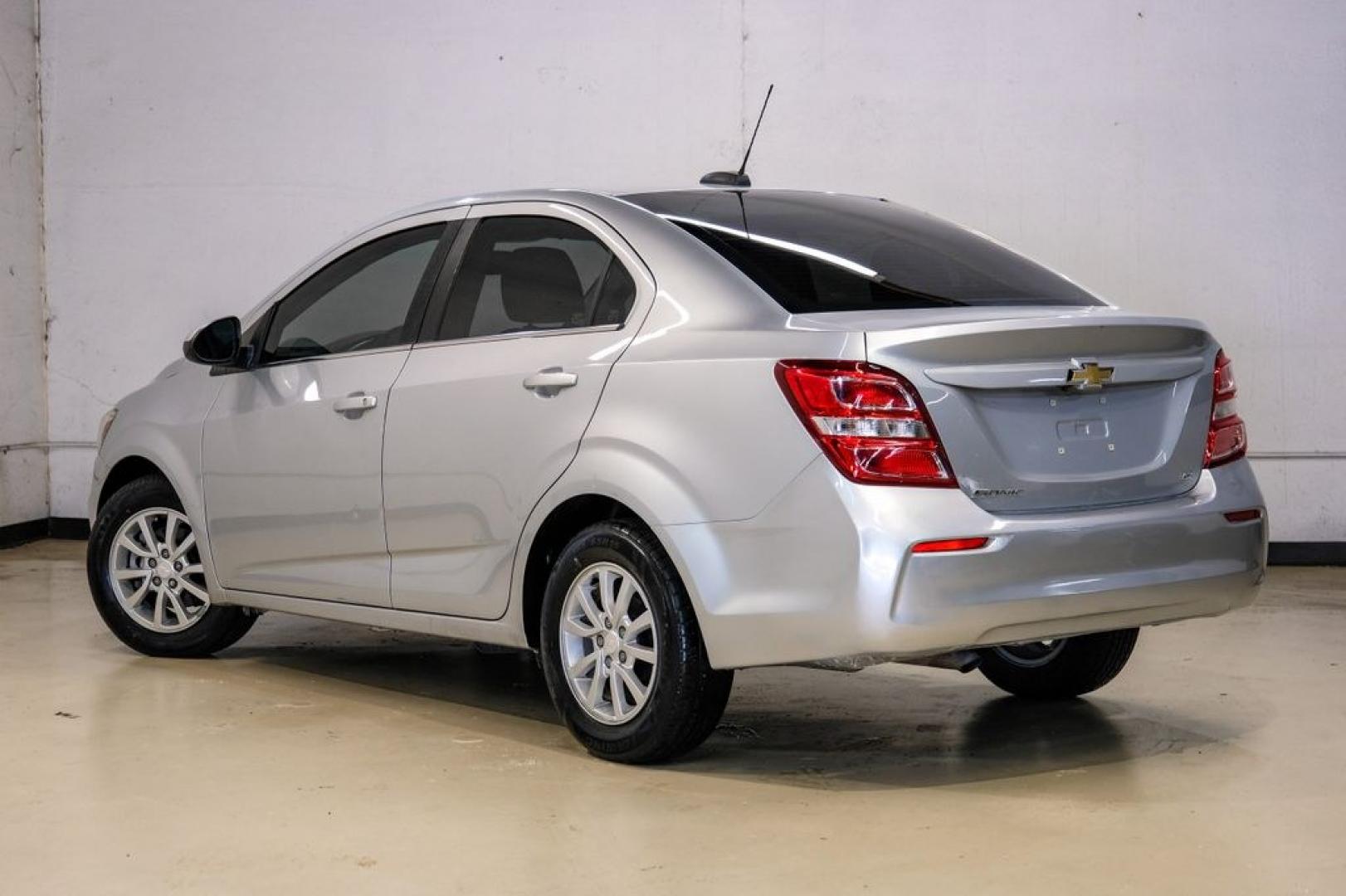 2020 Silver Ice Metallic /Jet Black/Dark Titanium Chevrolet Sonic LT (1G1JD5SB5L4) with an I4 engine, Automatic transmission, located at 15300 Midway Rd., Addison, TX, 75001, (972) 702-0011, 32.958321, -96.838074- Photo#9