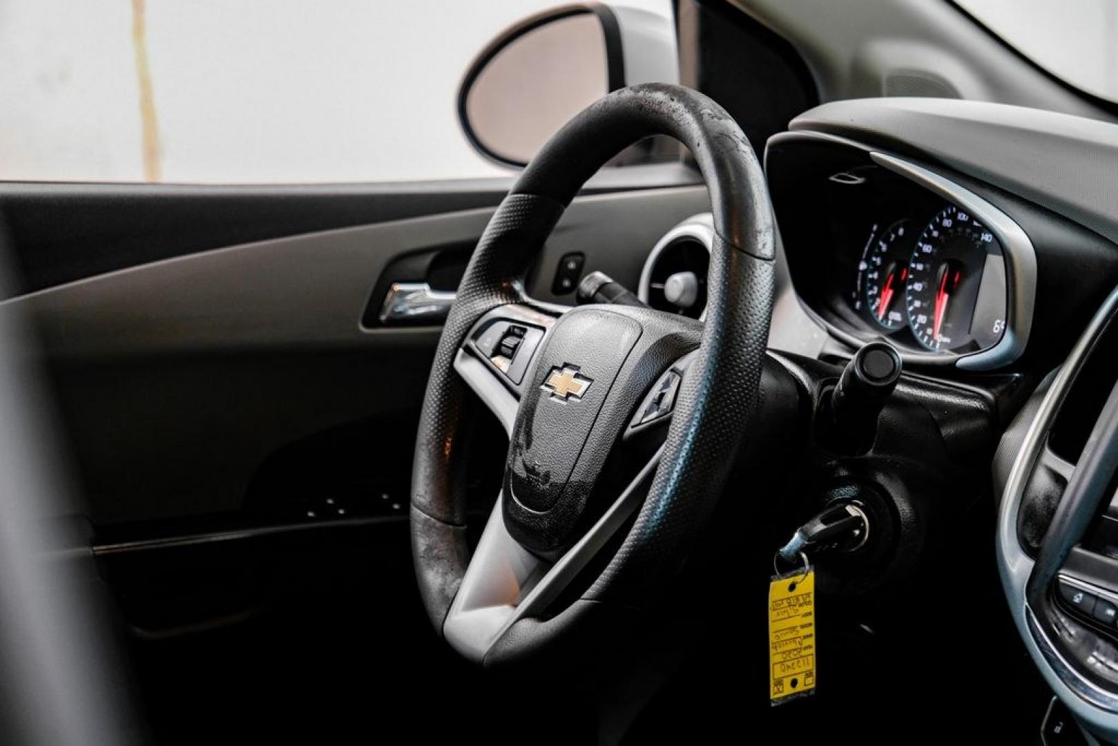 2020 Silver Ice Metallic /Jet Black/Dark Titanium Chevrolet Sonic LT (1G1JD5SB5L4) with an I4 engine, Automatic transmission, located at 15300 Midway Rd., Addison, TX, 75001, (972) 702-0011, 32.958321, -96.838074- Photo#16