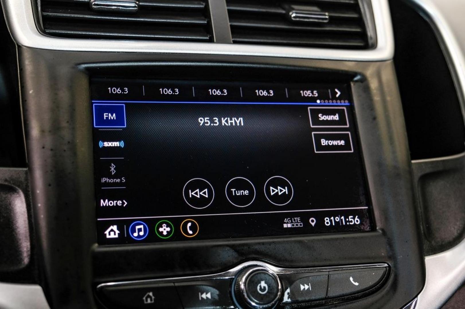 2020 Silver Ice Metallic /Jet Black/Dark Titanium Chevrolet Sonic LT (1G1JD5SB5L4) with an I4 engine, Automatic transmission, located at 15300 Midway Rd., Addison, TX, 75001, (972) 702-0011, 32.958321, -96.838074- Photo#33