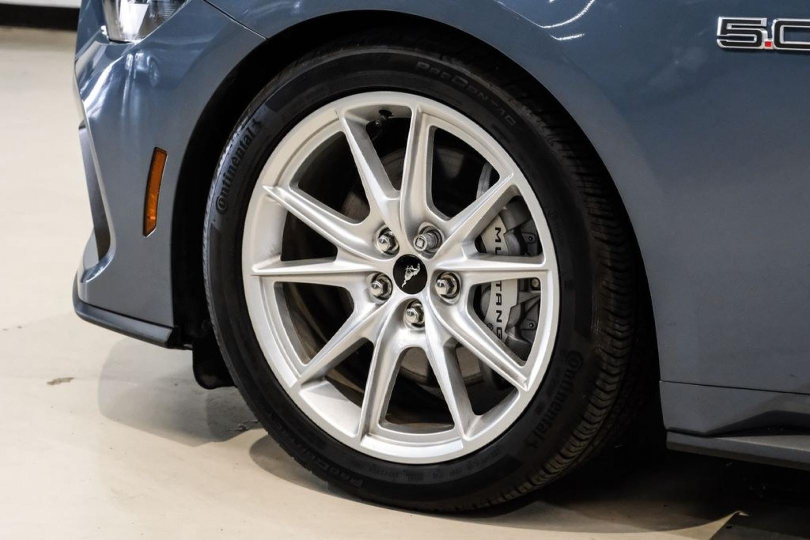 2024 Vapor Blue /Black Onyx Ford Mustang GT Premium (1FA6P8CF9R5) with an 5.0L V8 Ti-VCT engine, Automatic transmission, located at 15300 Midway Rd., Addison, TX, 75001, (972) 702-0011, 32.958321, -96.838074- Photo#40