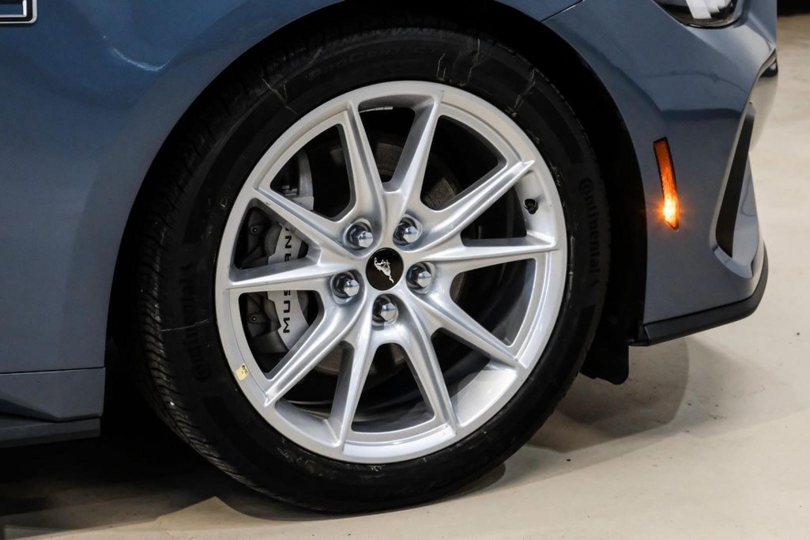 2024 Vapor Blue /Black Onyx Ford Mustang GT Premium (1FA6P8CF9R5) with an 5.0L V8 Ti-VCT engine, Automatic transmission, located at 15300 Midway Rd., Addison, TX, 75001, (972) 702-0011, 32.958321, -96.838074- Photo#43