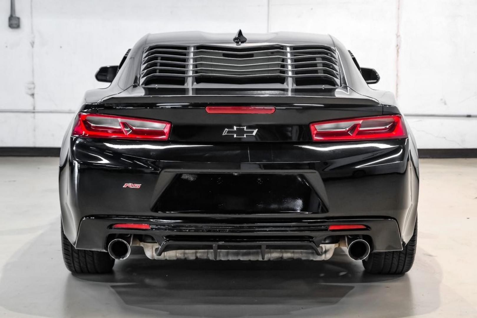 2018 Black /Jet Black Chevrolet Camaro 1LS (1G1FA1RX2J0) with an 2.0L Turbocharged engine, Manual transmission, located at 15300 Midway Rd., Addison, TX, 75001, (972) 702-0011, 32.958321, -96.838074- Photo#7