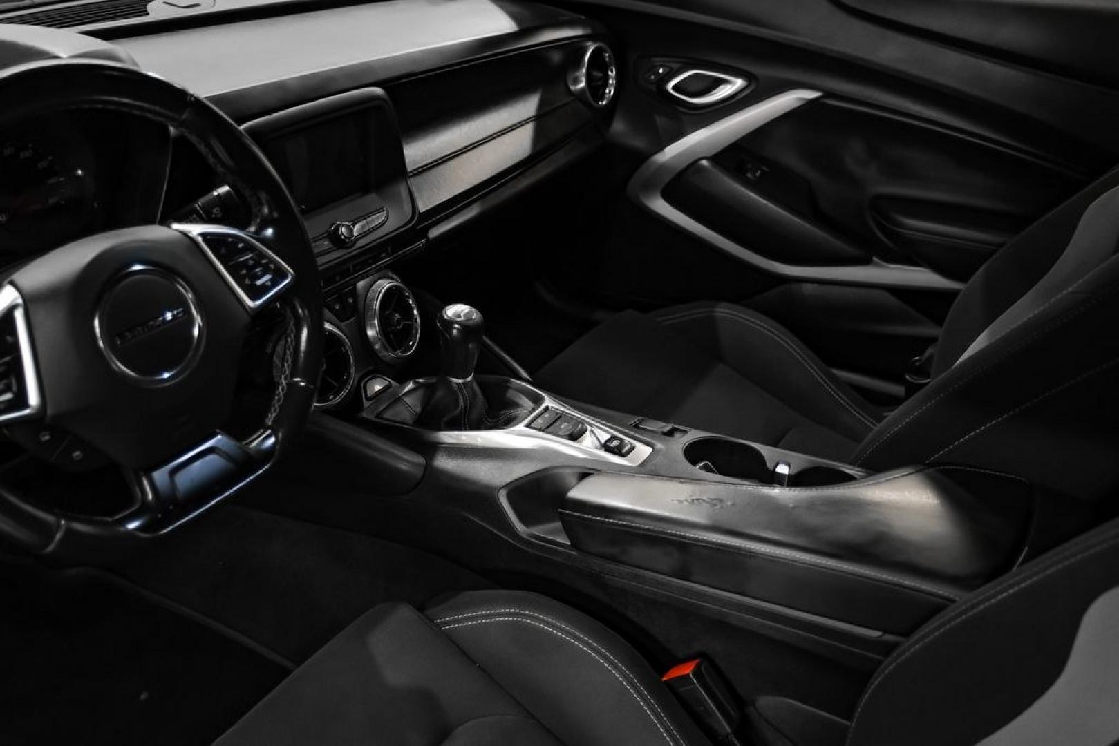 2018 Black /Jet Black Chevrolet Camaro 1LS (1G1FA1RX2J0) with an 2.0L Turbocharged engine, Manual transmission, located at 15300 Midway Rd., Addison, TX, 75001, (972) 702-0011, 32.958321, -96.838074- Photo#19