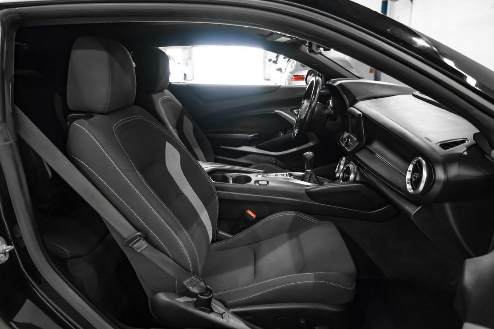 2018 Black /Jet Black Chevrolet Camaro 1LS (1G1FA1RX2J0) with an 2.0L Turbocharged engine, Manual transmission, located at 15300 Midway Rd., Addison, TX, 75001, (972) 702-0011, 32.958321, -96.838074- Photo#27