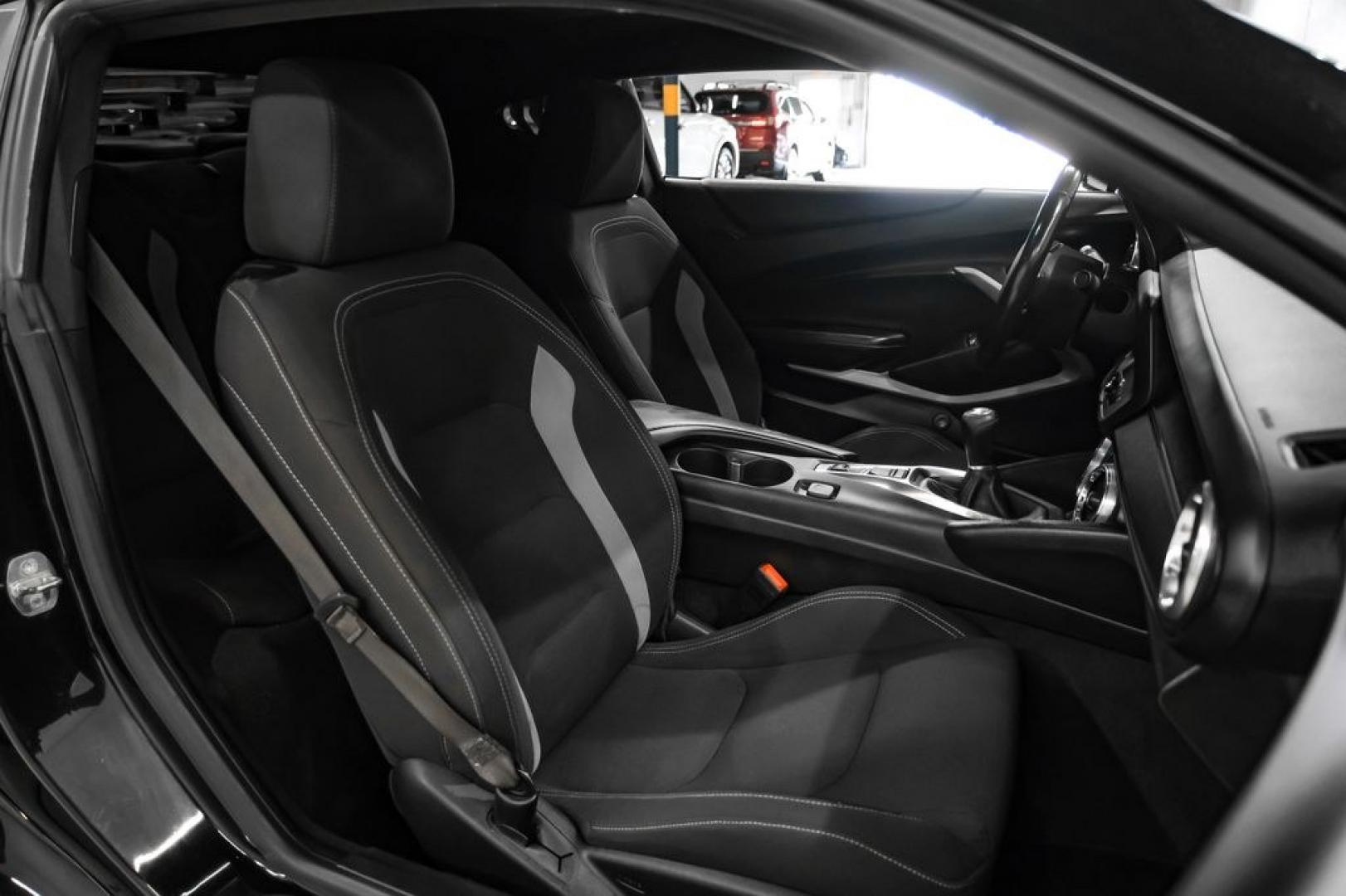 2018 Black /Jet Black Chevrolet Camaro 1LS (1G1FA1RX2J0) with an 2.0L Turbocharged engine, Manual transmission, located at 15300 Midway Rd., Addison, TX, 75001, (972) 702-0011, 32.958321, -96.838074- Photo#28