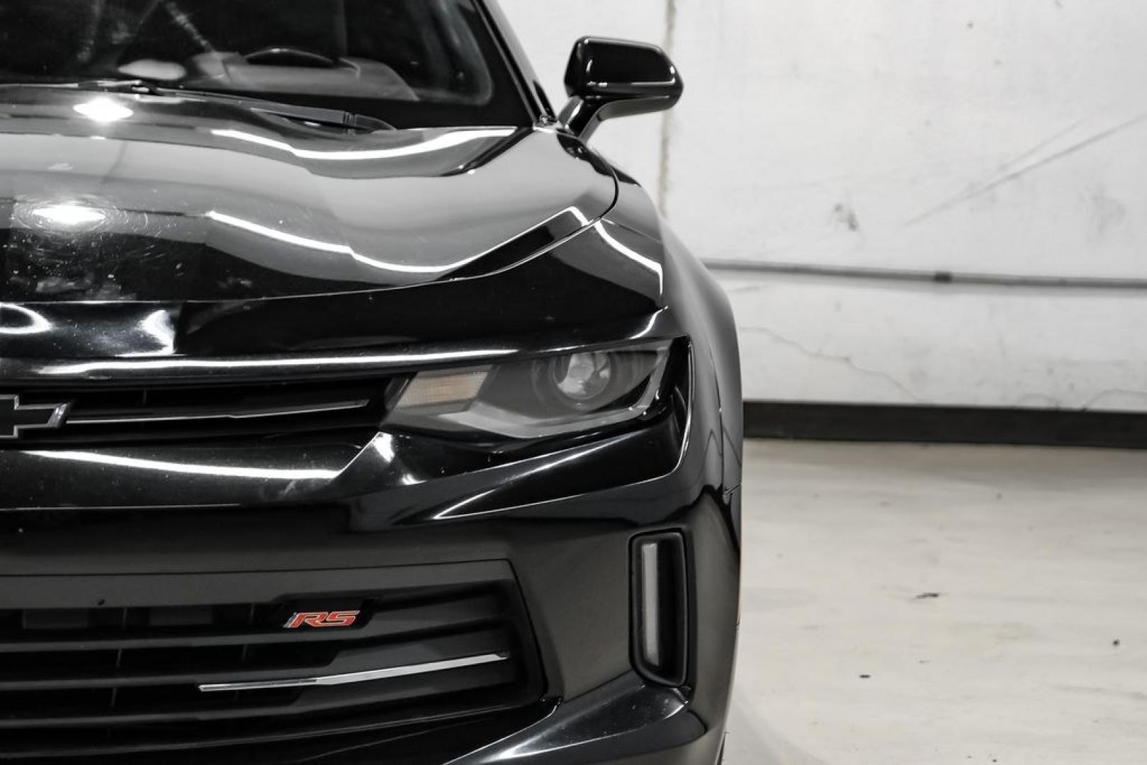 2018 Black /Jet Black Chevrolet Camaro 1LS (1G1FA1RX2J0) with an 2.0L Turbocharged engine, Manual transmission, located at 15300 Midway Rd., Addison, TX, 75001, (972) 702-0011, 32.958321, -96.838074- Photo#32