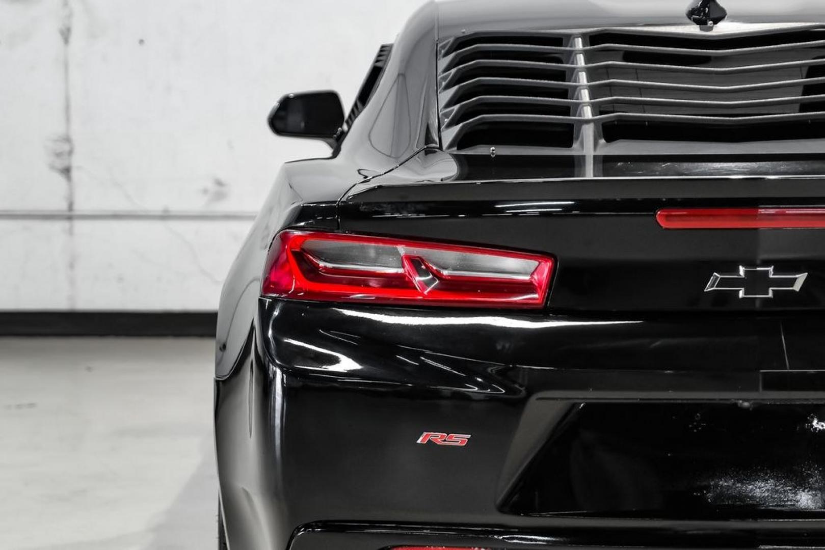 2018 Black /Jet Black Chevrolet Camaro 1LS (1G1FA1RX2J0) with an 2.0L Turbocharged engine, Manual transmission, located at 15300 Midway Rd., Addison, TX, 75001, (972) 702-0011, 32.958321, -96.838074- Photo#33
