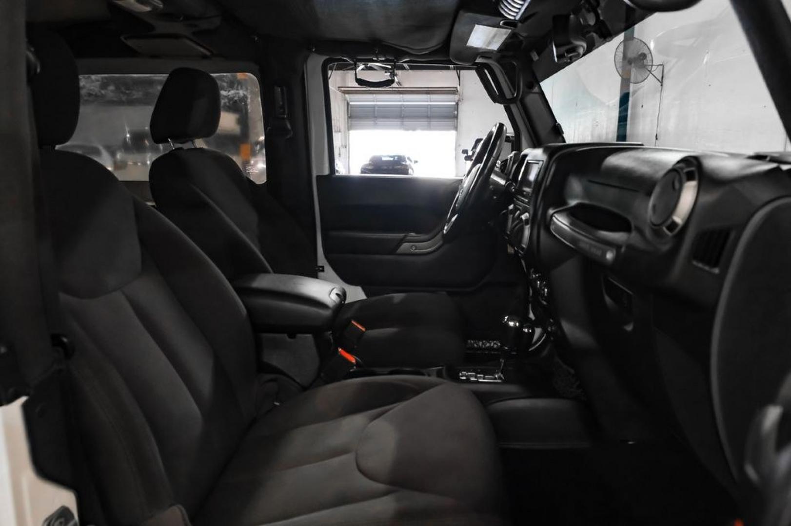 2015 Bright White Clearcoat /Black Jeep Wrangler Sport (1C4AJWAG4FL) with an 3.6L V6 24V VVT engine, Automatic transmission, located at 15300 Midway Rd., Addison, TX, 75001, (972) 702-0011, 32.958321, -96.838074- Photo#21