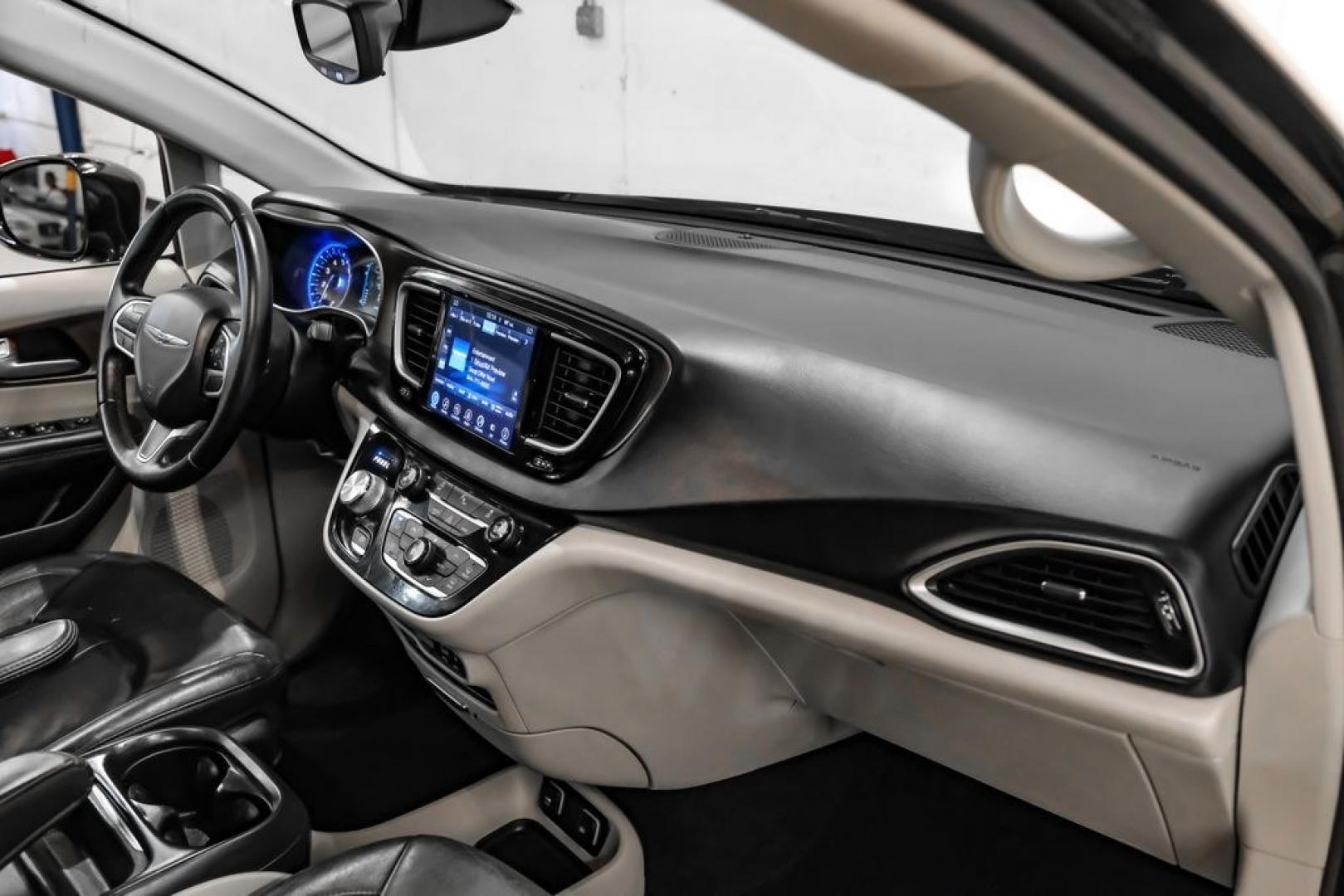 2017 Brilliant Black Crystal Pearlcoat /Black/Alloy Chrysler Pacifica Touring L (2C4RC1BG4HR) with an 3.6L V6 24V VVT engine, Automatic transmission, located at 15300 Midway Rd., Addison, TX, 75001, (972) 702-0011, 32.958321, -96.838074- Photo#16