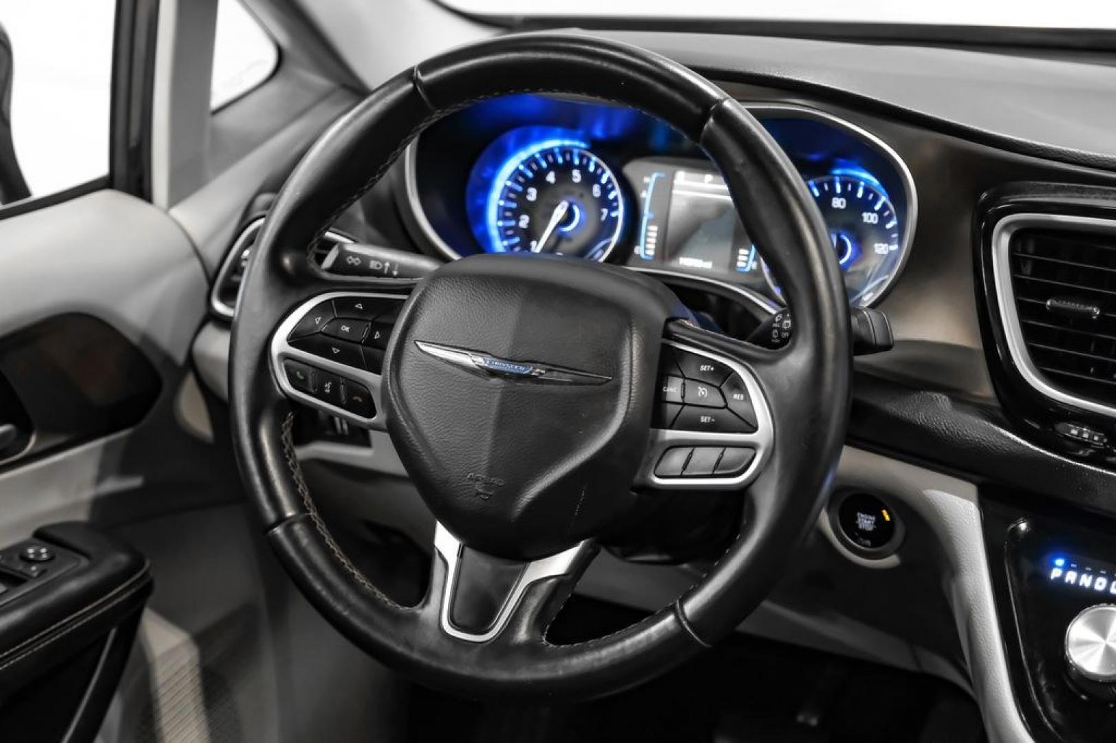 2017 Brilliant Black Crystal Pearlcoat /Black/Alloy Chrysler Pacifica Touring L (2C4RC1BG4HR) with an 3.6L V6 24V VVT engine, Automatic transmission, located at 15300 Midway Rd., Addison, TX, 75001, (972) 702-0011, 32.958321, -96.838074- Photo#20