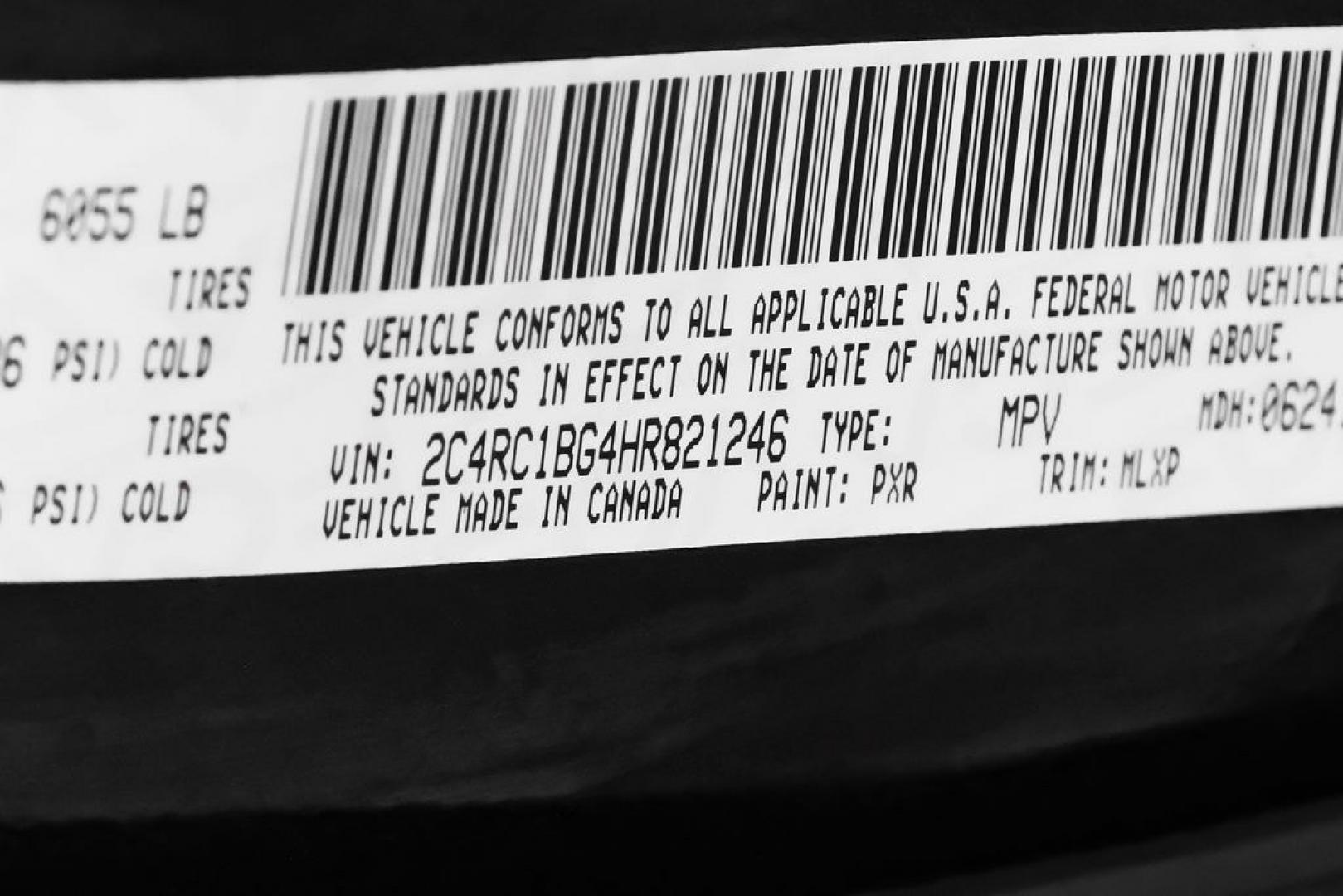 2017 Brilliant Black Crystal Pearlcoat /Black/Alloy Chrysler Pacifica Touring L (2C4RC1BG4HR) with an 3.6L V6 24V VVT engine, Automatic transmission, located at 15300 Midway Rd., Addison, TX, 75001, (972) 702-0011, 32.958321, -96.838074- Photo#52