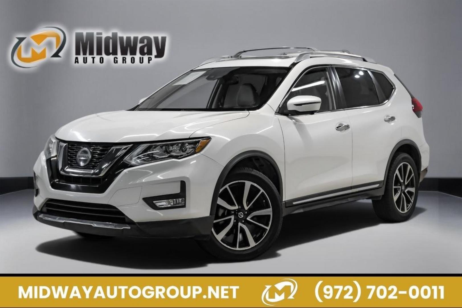 2018 Pearl White /Almond Nissan Rogue SL (JN8AT2MV3JW) with an 2.5L I4 DOHC 16V engine, CVT transmission, located at 15300 Midway Rd., Addison, TX, 75001, (972) 702-0011, 32.958321, -96.838074- Photo#0