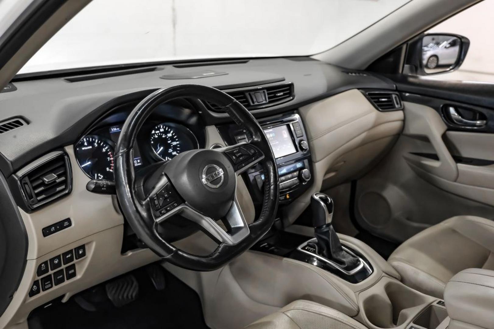 2018 Pearl White /Almond Nissan Rogue SL (JN8AT2MV3JW) with an 2.5L I4 DOHC 16V engine, CVT transmission, located at 15300 Midway Rd., Addison, TX, 75001, (972) 702-0011, 32.958321, -96.838074- Photo#2