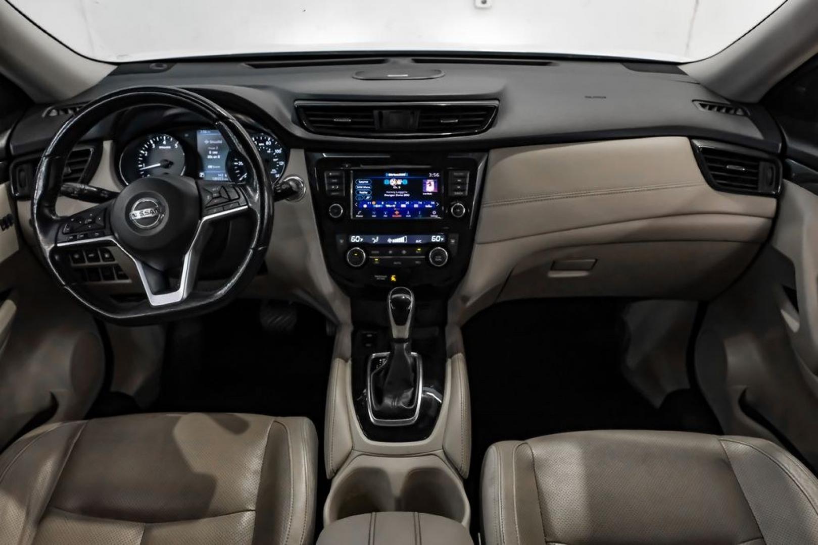 2018 Pearl White /Almond Nissan Rogue SL (JN8AT2MV3JW) with an 2.5L I4 DOHC 16V engine, CVT transmission, located at 15300 Midway Rd., Addison, TX, 75001, (972) 702-0011, 32.958321, -96.838074- Photo#19