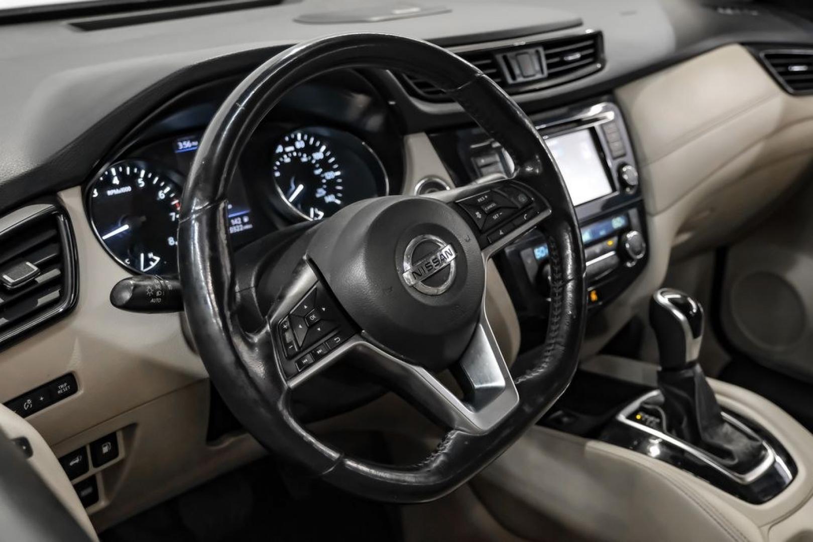 2018 Pearl White /Almond Nissan Rogue SL (JN8AT2MV3JW) with an 2.5L I4 DOHC 16V engine, CVT transmission, located at 15300 Midway Rd., Addison, TX, 75001, (972) 702-0011, 32.958321, -96.838074- Photo#21