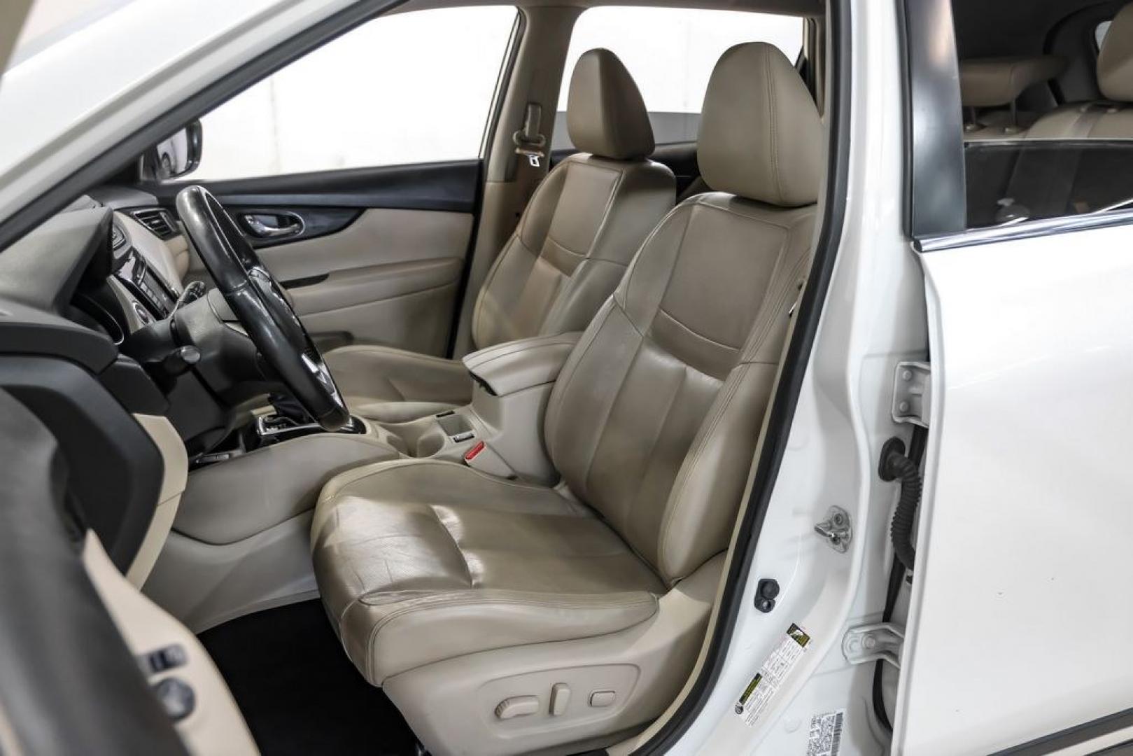 2018 Pearl White /Almond Nissan Rogue SL (JN8AT2MV3JW) with an 2.5L I4 DOHC 16V engine, CVT transmission, located at 15300 Midway Rd., Addison, TX, 75001, (972) 702-0011, 32.958321, -96.838074- Photo#32