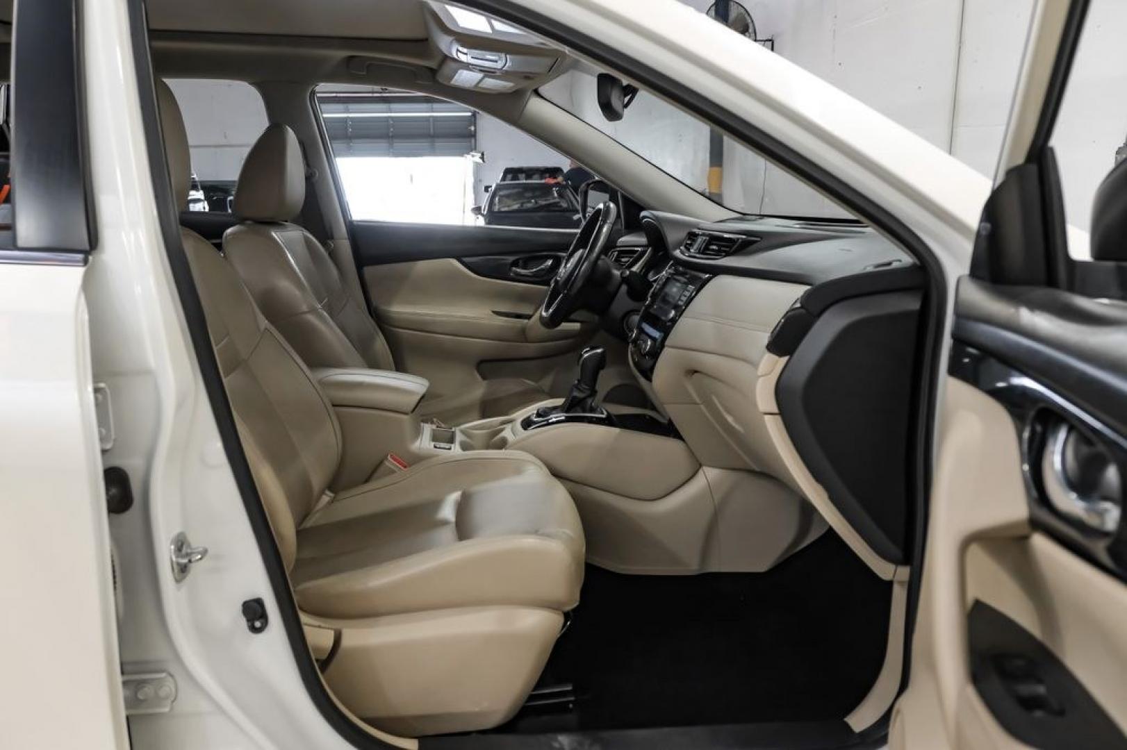 2018 Pearl White /Almond Nissan Rogue SL (JN8AT2MV3JW) with an 2.5L I4 DOHC 16V engine, CVT transmission, located at 15300 Midway Rd., Addison, TX, 75001, (972) 702-0011, 32.958321, -96.838074- Photo#33