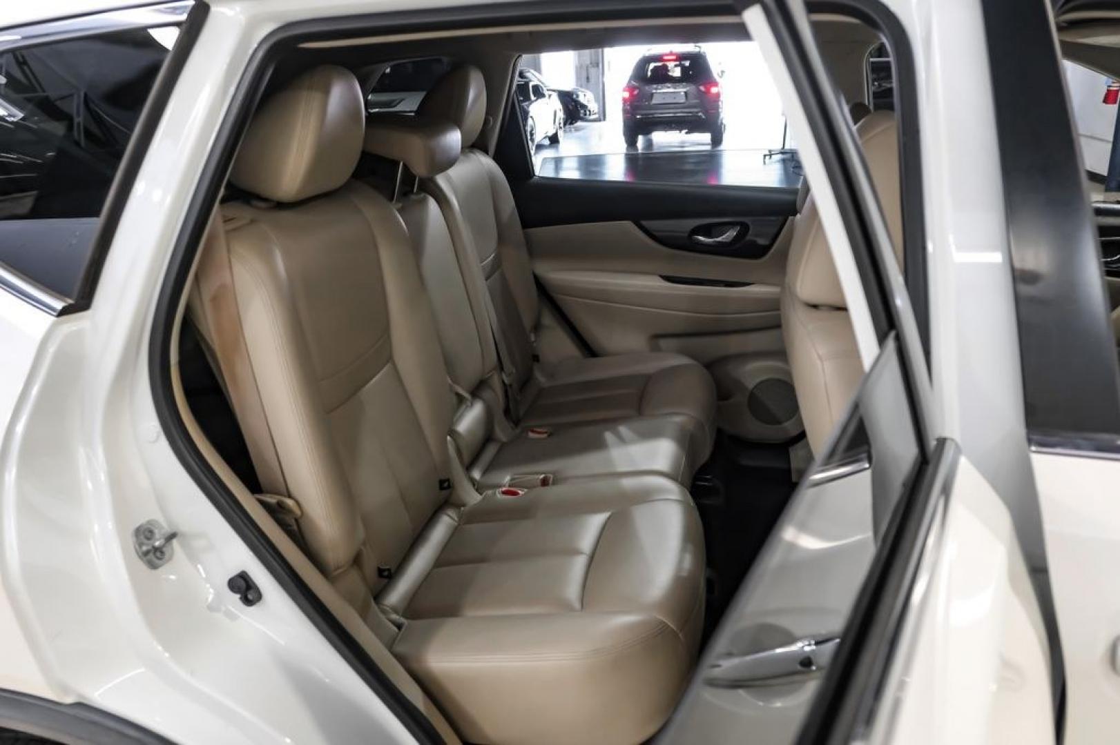 2018 Pearl White /Almond Nissan Rogue SL (JN8AT2MV3JW) with an 2.5L I4 DOHC 16V engine, CVT transmission, located at 15300 Midway Rd., Addison, TX, 75001, (972) 702-0011, 32.958321, -96.838074- Photo#35