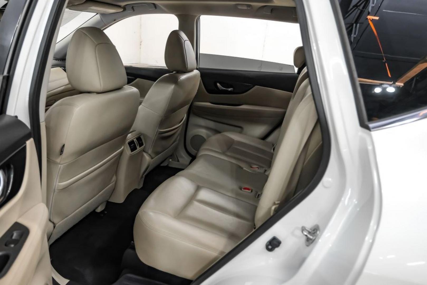 2018 Pearl White /Almond Nissan Rogue SL (JN8AT2MV3JW) with an 2.5L I4 DOHC 16V engine, CVT transmission, located at 15300 Midway Rd., Addison, TX, 75001, (972) 702-0011, 32.958321, -96.838074- Photo#37