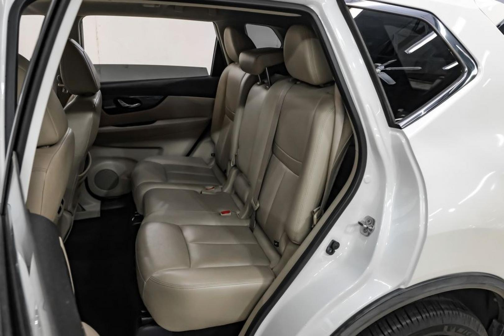 2018 Pearl White /Almond Nissan Rogue SL (JN8AT2MV3JW) with an 2.5L I4 DOHC 16V engine, CVT transmission, located at 15300 Midway Rd., Addison, TX, 75001, (972) 702-0011, 32.958321, -96.838074- Photo#38