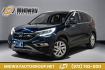 2015 Obsidian Blue Pearl /Gray Honda CR-V EX-L (2HKRM3H71FH) with an 2.4L I4 DOHC 16V i-VTEC engine, CVT transmission, located at 15300 Midway Rd., Addison, TX, 75001, (972) 702-0011, 32.958321, -96.838074- Photo#0