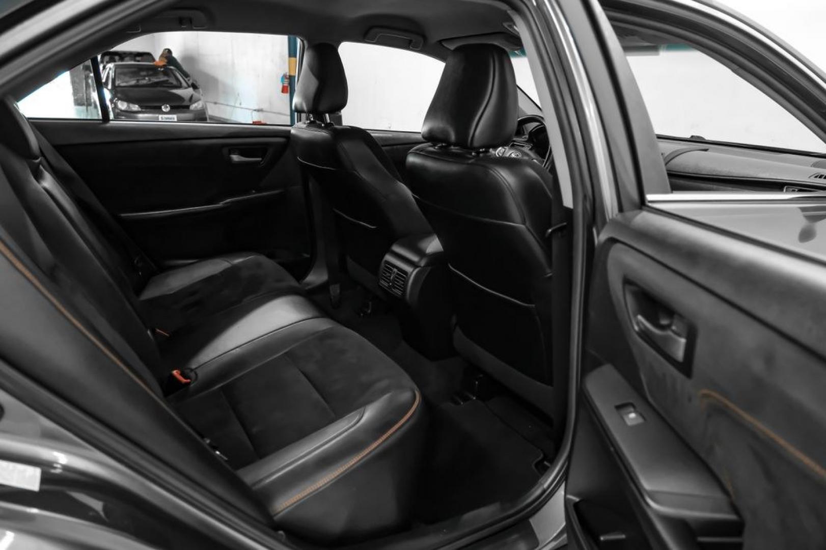 2015 Predawn Gray Mica /Black Toyota Camry XSE (4T1BF1FK9FU) with an 2.5L I4 SMPI DOHC engine, Automatic transmission, located at 15300 Midway Rd., Addison, TX, 75001, (972) 702-0011, 32.958321, -96.838074- Photo#37