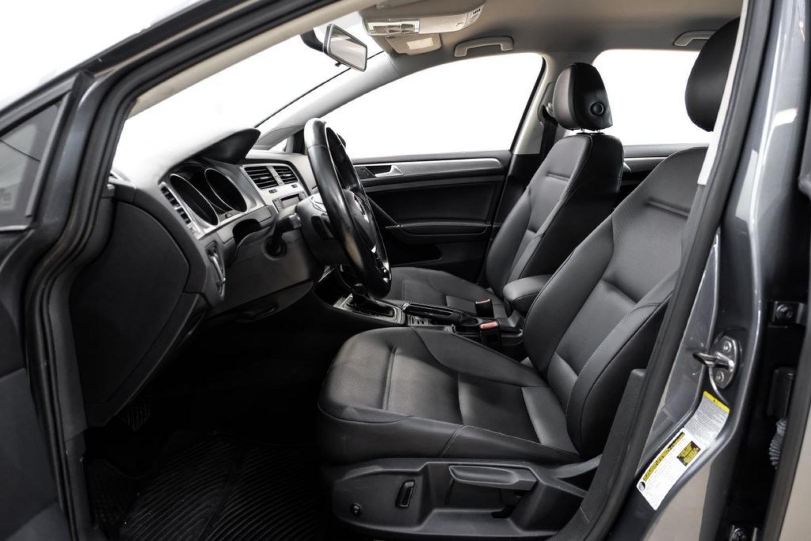 2015 Platinum Gray Metallic /Titan Black Volkswagen Golf TSI S 4-Door (3VW217AU0FM) with an 1.8L I4 Turbocharged DOHC 16V ULEV II 170hp engine, Automatic transmission, located at 15300 Midway Rd., Addison, TX, 75001, (972) 702-0011, 32.958321, -96.838074- Photo#3