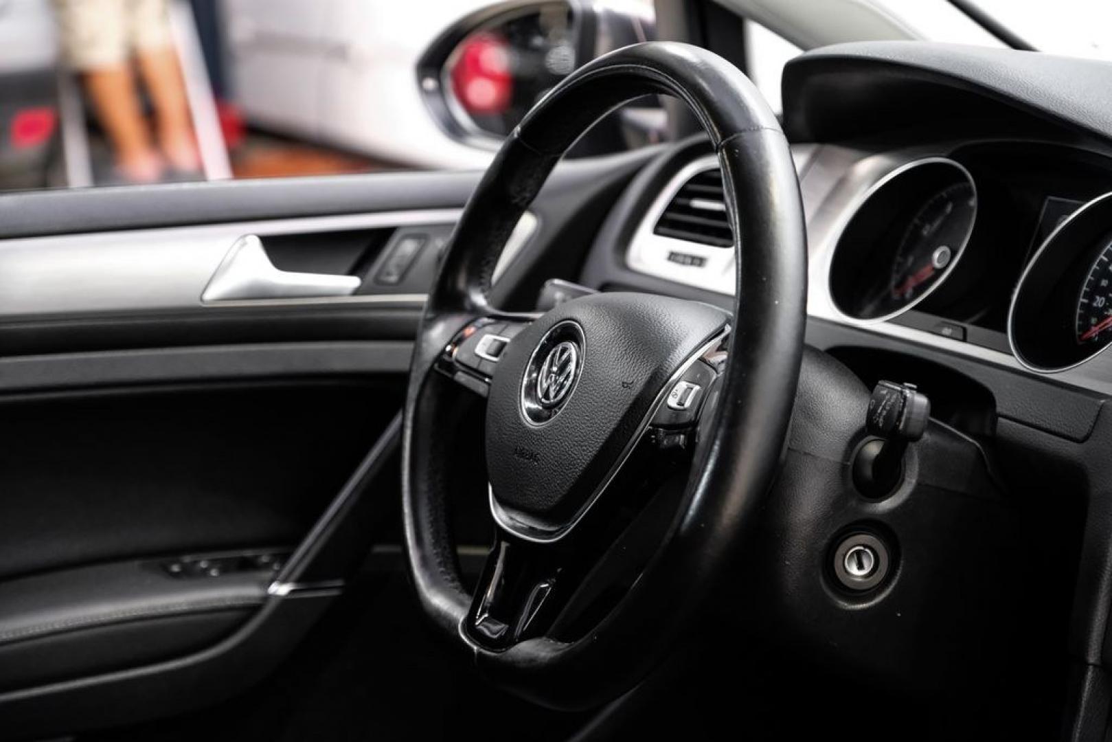 2015 Platinum Gray Metallic /Titan Black Volkswagen Golf TSI S 4-Door (3VW217AU0FM) with an 1.8L I4 Turbocharged DOHC 16V ULEV II 170hp engine, Automatic transmission, located at 15300 Midway Rd., Addison, TX, 75001, (972) 702-0011, 32.958321, -96.838074- Photo#13