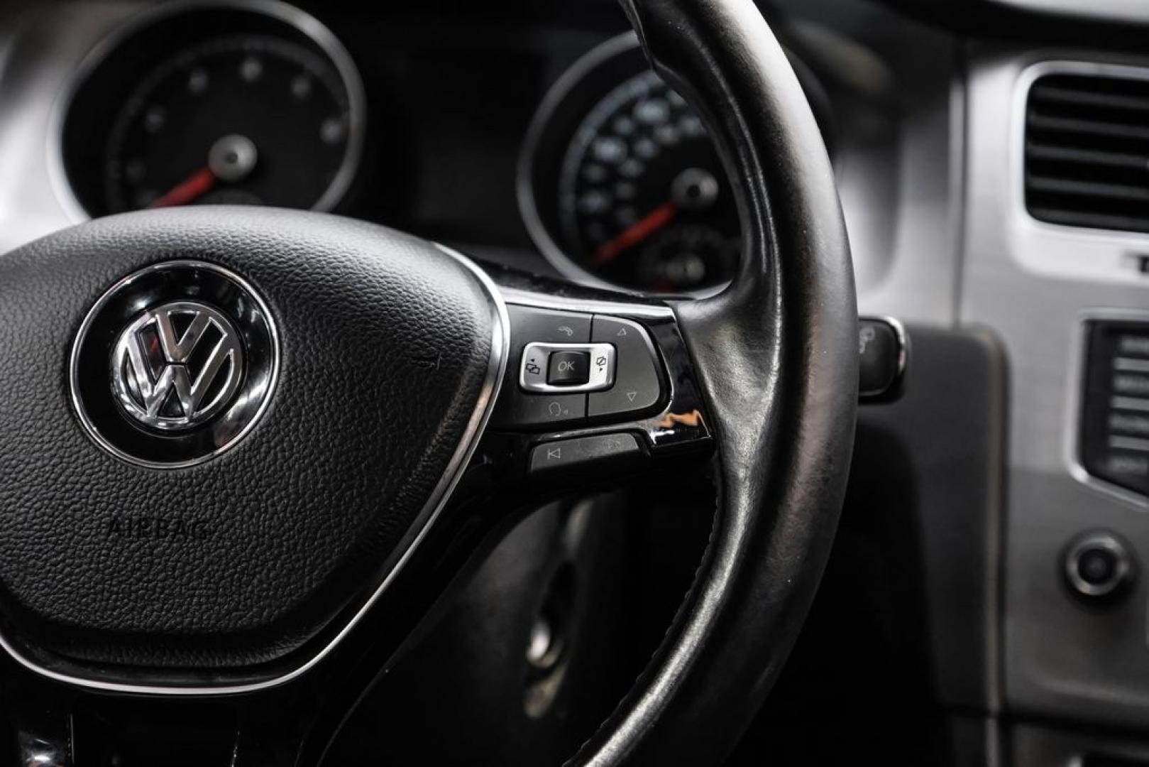 2015 Platinum Gray Metallic /Titan Black Volkswagen Golf TSI S 4-Door (3VW217AU0FM) with an 1.8L I4 Turbocharged DOHC 16V ULEV II 170hp engine, Automatic transmission, located at 15300 Midway Rd., Addison, TX, 75001, (972) 702-0011, 32.958321, -96.838074- Photo#17