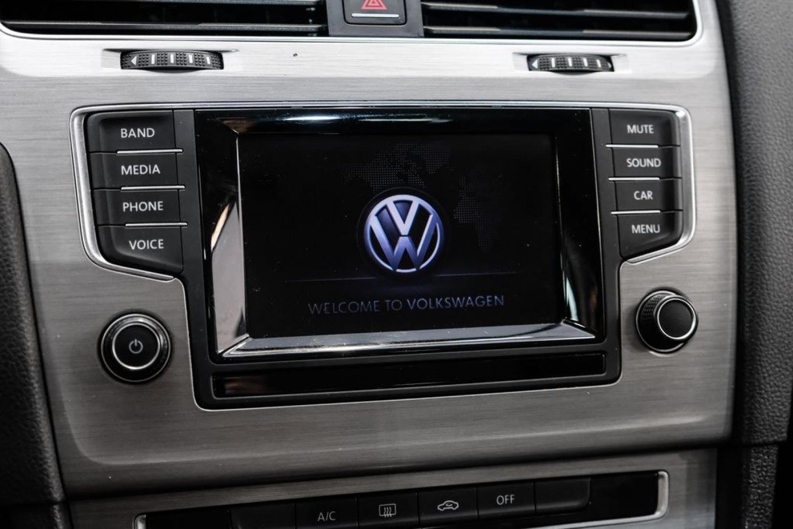 2015 Platinum Gray Metallic /Titan Black Volkswagen Golf TSI S 4-Door (3VW217AU0FM) with an 1.8L I4 Turbocharged DOHC 16V ULEV II 170hp engine, Automatic transmission, located at 15300 Midway Rd., Addison, TX, 75001, (972) 702-0011, 32.958321, -96.838074- Photo#23