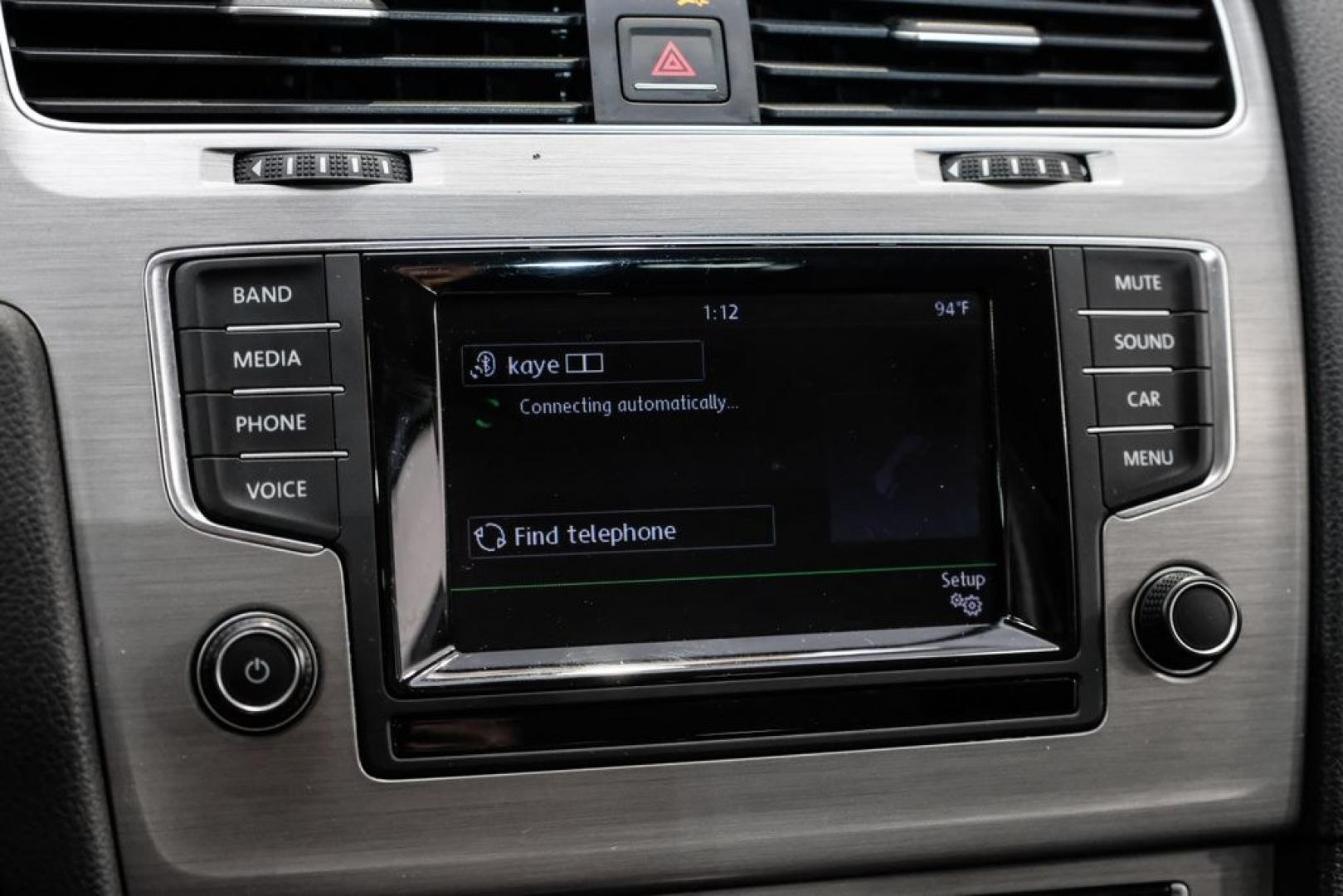 2015 Platinum Gray Metallic /Titan Black Volkswagen Golf TSI S 4-Door (3VW217AU0FM) with an 1.8L I4 Turbocharged DOHC 16V ULEV II 170hp engine, Automatic transmission, located at 15300 Midway Rd., Addison, TX, 75001, (972) 702-0011, 32.958321, -96.838074- Photo#24