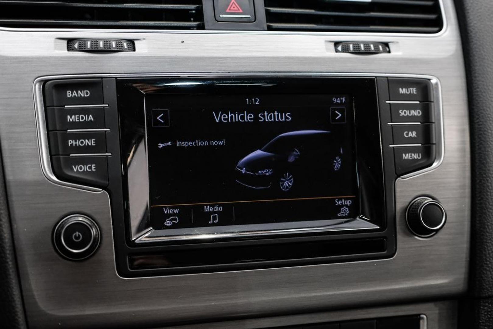 2015 Platinum Gray Metallic /Titan Black Volkswagen Golf TSI S 4-Door (3VW217AU0FM) with an 1.8L I4 Turbocharged DOHC 16V ULEV II 170hp engine, Automatic transmission, located at 15300 Midway Rd., Addison, TX, 75001, (972) 702-0011, 32.958321, -96.838074- Photo#26