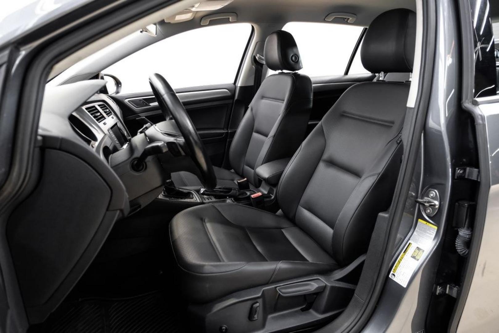 2015 Platinum Gray Metallic /Titan Black Volkswagen Golf TSI S 4-Door (3VW217AU0FM) with an 1.8L I4 Turbocharged DOHC 16V ULEV II 170hp engine, Automatic transmission, located at 15300 Midway Rd., Addison, TX, 75001, (972) 702-0011, 32.958321, -96.838074- Photo#29