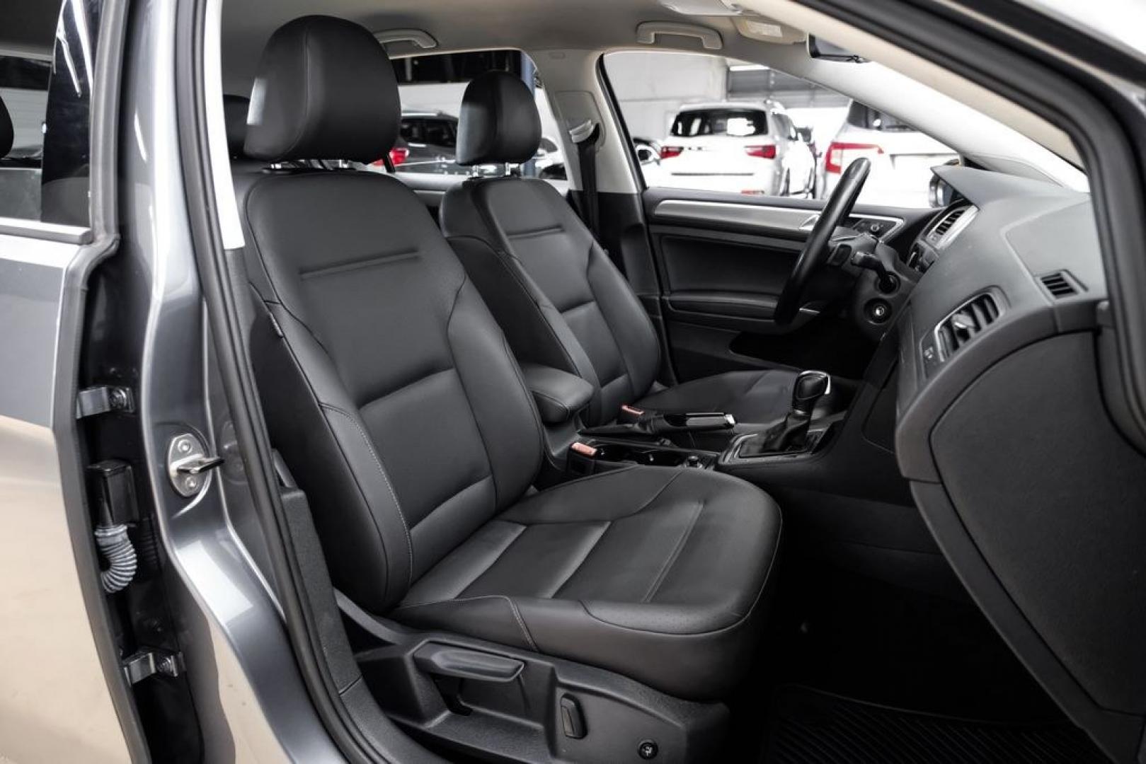 2015 Platinum Gray Metallic /Titan Black Volkswagen Golf TSI S 4-Door (3VW217AU0FM) with an 1.8L I4 Turbocharged DOHC 16V ULEV II 170hp engine, Automatic transmission, located at 15300 Midway Rd., Addison, TX, 75001, (972) 702-0011, 32.958321, -96.838074- Photo#30