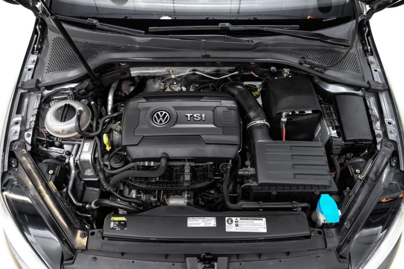 2015 Platinum Gray Metallic /Titan Black Volkswagen Golf TSI S 4-Door (3VW217AU0FM) with an 1.8L I4 Turbocharged DOHC 16V ULEV II 170hp engine, Automatic transmission, located at 15300 Midway Rd., Addison, TX, 75001, (972) 702-0011, 32.958321, -96.838074- Photo#46