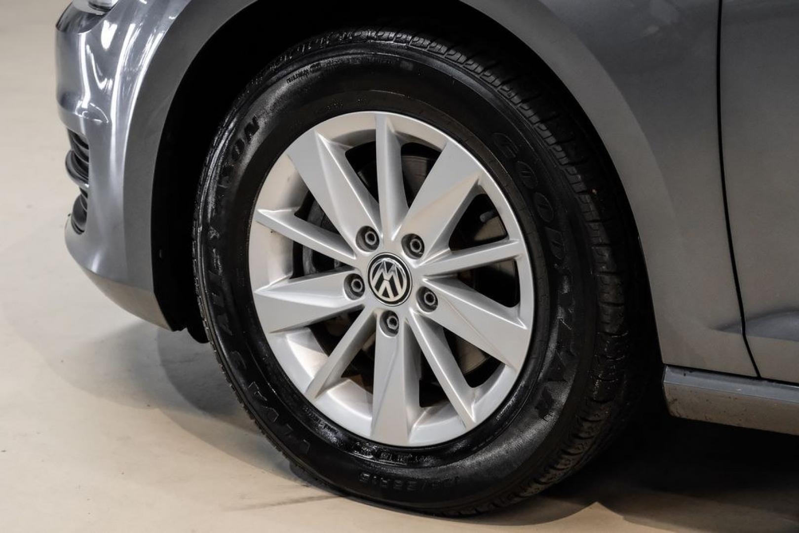 2015 Platinum Gray Metallic /Titan Black Volkswagen Golf TSI S 4-Door (3VW217AU0FM) with an 1.8L I4 Turbocharged DOHC 16V ULEV II 170hp engine, Automatic transmission, located at 15300 Midway Rd., Addison, TX, 75001, (972) 702-0011, 32.958321, -96.838074- Photo#50